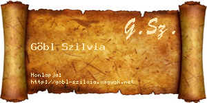 Göbl Szilvia névjegykártya